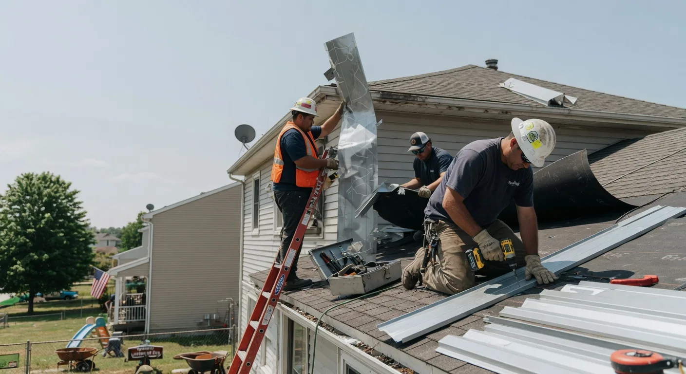 Storm Damage Metal Roof Repair in Little Birch, WV
